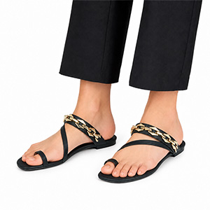 BLACK SANDAL FOR WOMEN 5610630
