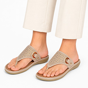 LEE COOPER BROWN SANDALS FOR WOM...