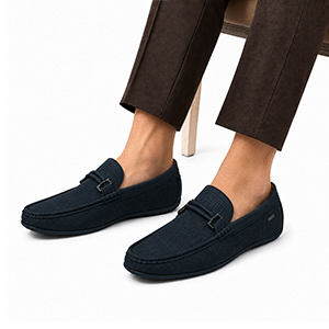LEE COOPER BLACK CASUAL MOCCASIN...