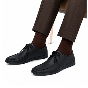LEE COOPER BLACK CASUAL MOCCASIN...