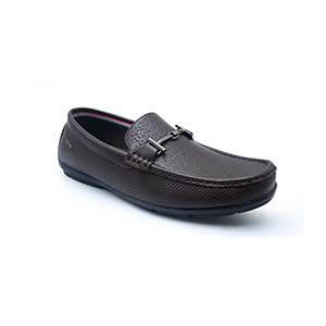 BROWN CASUAL MOCCASIN SHOE FOR M...