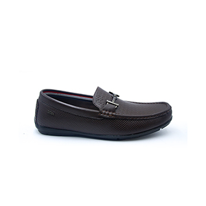 BROWN CASUAL MOCCASIN SHOE FOR M...