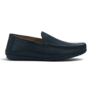 BLACK CASUAL MOCCASIN SHOE FOR M...