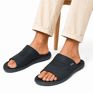 BLACK COMFORT SANDALS FOR MEN 86...