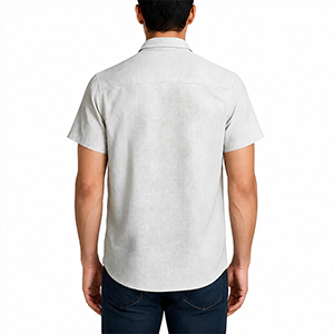 GREY HALF-SLEEVE SHIRT FOR MEN 8...