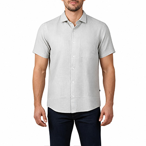GREY HALF-SLEEVE SHIRT FOR MEN 8...